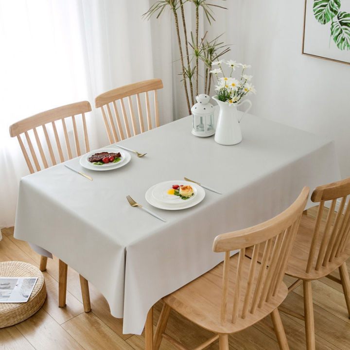hot-ผ้าปูโต๊ะกันน้ำสีญี่ปุ่นโต๊ะอาหารสี่เหลี่ยมผืนผ้ากันร้อน-pvc-ผ้าปูโต๊ะกาแฟผ้าปูโต๊ะพลาสติกสำหรับร้านอาหารหนึ่งชิ้นขายส่ง