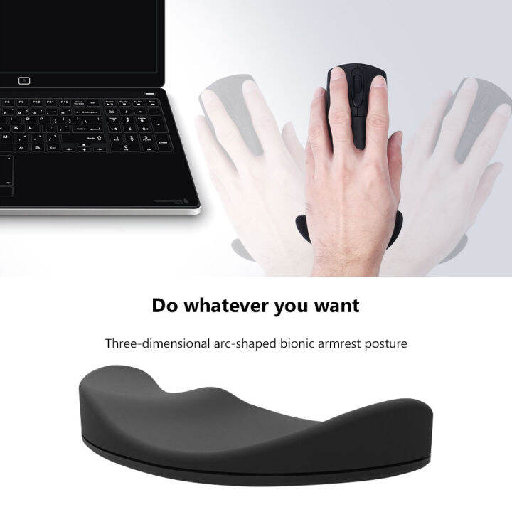 มือที่รองรับเพื่อพักข้อมือ-mat-mousepad-สำหรับสำนักงานซิลิกาเจลปฏิบัติแผ่นรองเมาส์ที่ใช้ได้อย่างสบาย