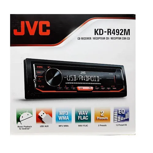 JVC KD-R492M Car stereo (Black) | Lazada PH