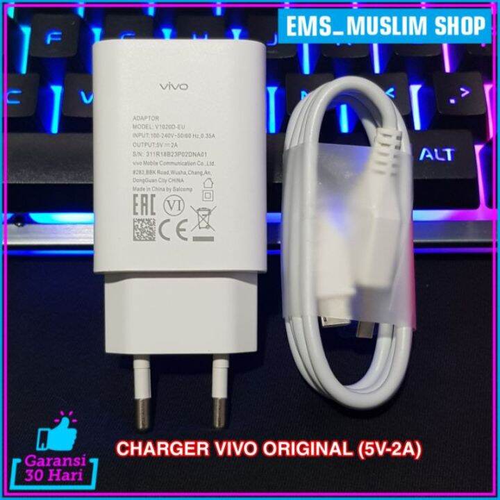 Charger Vivo Y20 Kabel Data Micro USB 5V 2A Lazada Indonesia