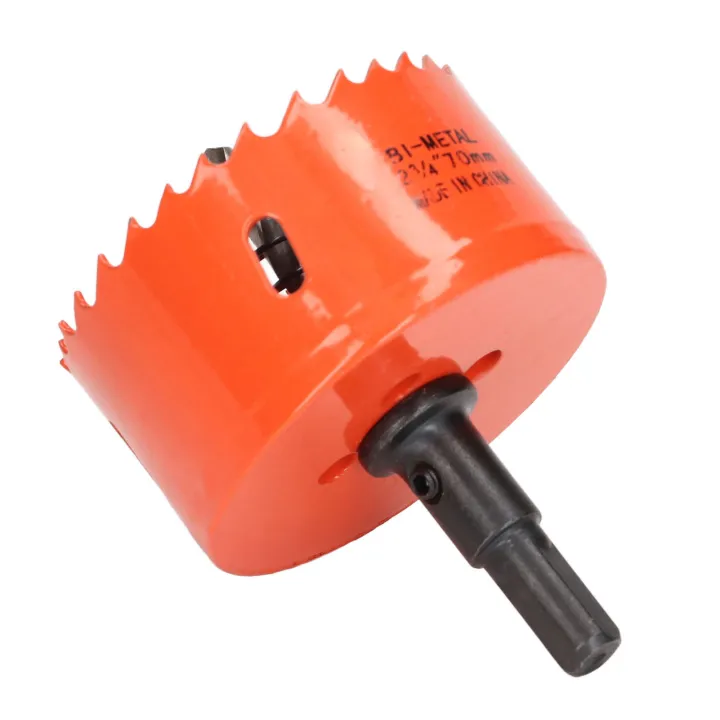 HSS Hole Saw, Flexible Backing Improve Drilling Efficiency Clean Cut