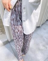 Thesimple - Tiger pleat soft trousers กางเกงพลีทลายเสือ