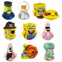 bjh▨۞卐  Anime SpongeBob Figures Gary the Bricks Children Gifts