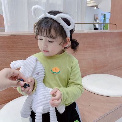 Korea Style Lovely Plush Cat Rabbit Ear Design Hairband Baby Girls Hair Accessories Kids Headband