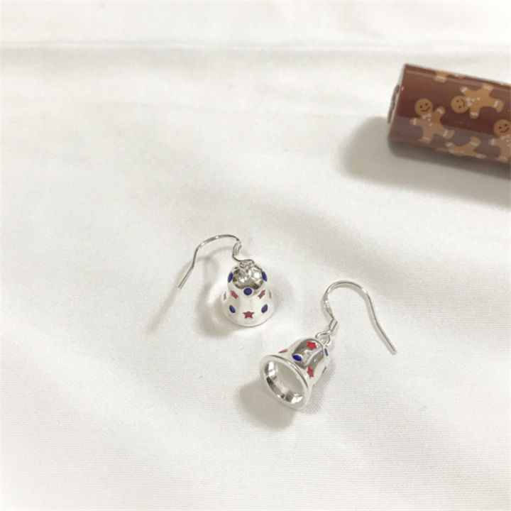 christmas-themed-earrings-fashionable-holiday-earrings-star-element-earrings-sterling-silver-earrings-cute-ornament-earrings