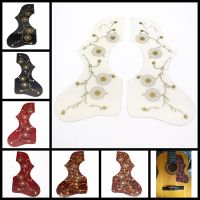 WK-Left and Right handed Acoustic Guitar Pickguard EJ200 With Gold Flower pattern Guard Anti-scratch Plate 4 Colors