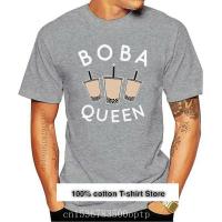 ใหม่เสื้อยืดแบรนด์ Boba Queen เสื้อยืดผ้าฝ้ายอุปกรณ์บาร์เทนเดอร์ท็อปส์ซูคอรอบใหม่ฤดูร้อนขายส่งราคาถูกเสื้อยืดผู้ชายสไตล์ป๊อป Unisex Xs-3xl