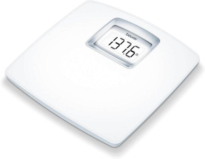 beurer-ps25-digital-bathroom-scale-for-body-weight-400lb-weight-capacity-auto-calibrate-xl-backlit-display-glass-weight-scale-precise-and-accurate-digital-scale-body-scale-standard-scale