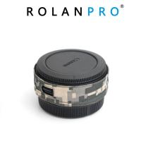 ROLANPRO กล้องเลนส์เสื้อพรางปกคลุมสำหรับ Canon EF-EOSR อะแดปเตอร์แหวนเลนส์แขนป้องกันสำหรับ Canon กล้องเลนส์