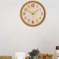 12INCH Silent Non-Ticking Quartz Kid Wall Clock Home Office Decorative Indoor