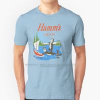 Hamms Beer Vintage Ad T Shirt 100 Pure Cotton Hamms Beer Hams Beer Hams Vintage Retro Beer Vintage Beer