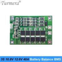 Turmera 3วินาที40A BMS 18650 21700 26650ลิเธียมสมดุลคณะกรรมการป้องกัน10.8โวลต์12.6โวลต์สำหรับไขควงเจาะและไฟหน้าใช้