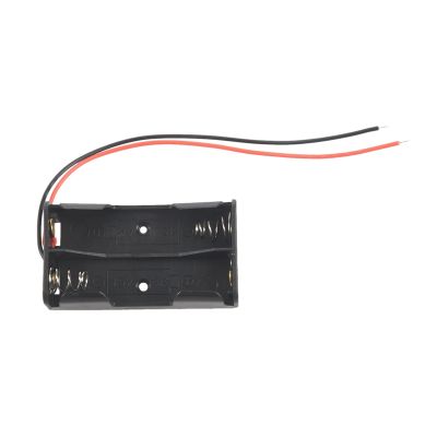 30 Pcs 2 x 1.5V AA Battery Holder Case Box Black W Wire Leads