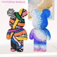 ✎✔▪ Pete Wallace 55 cm web celebrity violence block furnishing articles compatible le Gao Yizhi block puzzle toy bear birthday present for a girl