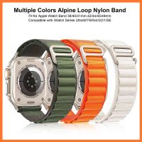 Alpine Loop untuk jam tangan Apple pita lebar 49mm tekstil peregangan nilon gelang olahraga tali untuk iWatch 45mm 44mm Seri 8/7/6