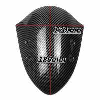 Black Carbon Fiber Motorcycle Windscreen Windshield Flyscreen Fit for Kawasaki ER-6N ER6N 2012-2014 Windshield Deflector