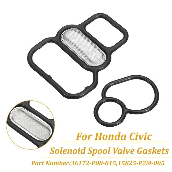 15825-p2m-005-solenoid-spool-valve-gasket-kit-for-honda-civic-vtec-1996-2005