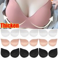 3D Thickened Bra Pads Women Round Sponge Swimsuit Breast Push Up Bra Padding Chest Enhancers Bra Foam Insert Triangle Chest Cup