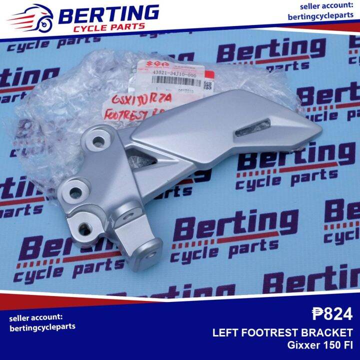SGP LEFT FOOTREST BRACKET Suzuki Gixxer 150 FI Genuine 4352134J10000