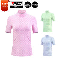 [11GOLF] เสื้อกอล์ฟ ผู้หญิง PGM YF467 สวมใส่สบาย ระบายอากาศ