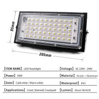 LED Street Light 100W Waterproof IP65 LED Floodlight 220VWall Light Outdoor Spotlight Garden Road Street Pathway Spotlight