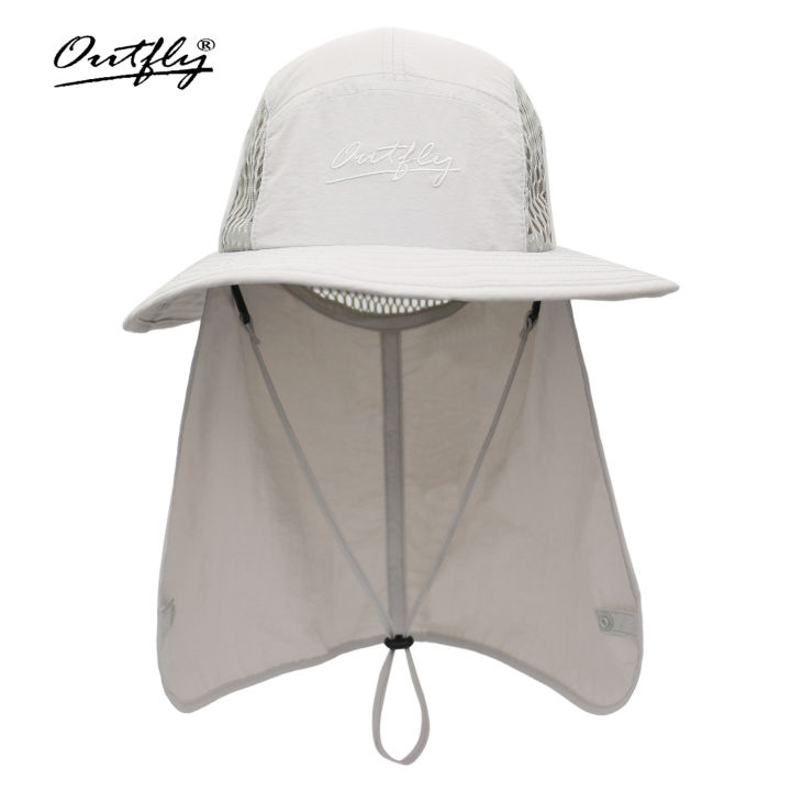 cw-cross-border-spring-and-summer-new-neck-protection-integrated-bucket-hat-mens-outdoor-sports-sunhat-fishing-sun-hat-shawl-hat