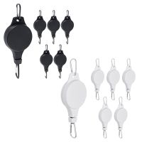 6 Pack Plant Pulley Retractable Hanger Easy Reach Plant Pulley Adjustable Height Wheel for Hanging Plants Indoor