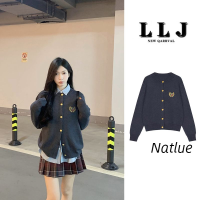 Natlux เสื้อกันหนาว ผญ เสื้อแขนยาว เสื้อกันหนาว ทันสมัย สบายๆ คลาสสิค ชิค WXF2393G4H 39Z230927