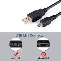 Nku mini-usb kabel Data pengisian USB pria untuk 5Pin Mini B Plug kabel ekstensi untuk PC PS3 MP3 MP4 Player mobil DVR GPS kamera HDD