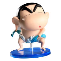 Anime Crayon Shin-chan Take A Bath Kawaii Q Version PVC Action Figure Collection Model Toys Decoration Best Gift for Children