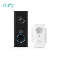 Eufy ชุดวิดีโอกริ่งประตูแบตเตอรี่นิรภัย,กริ่งประตูไร้สายแบบมีสายเชื่อมต่อ Wi-Fi ความละเอียด1080P ไม่มีค่าบริการรายเดือน