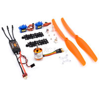 ใหม่ A2217 2217 1100KV 1250KV 2300KV Brushless มอเตอร์40A ESC Servo 6035 8060 1060 P Rop สำหรับ RC ความเร็วสูงเครื่องบินปีกคงที่