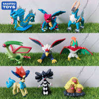 Tomy ตัวเลขโปเกมอน Keldeo Gyarbraviary Zeitelle Zeraora Cobalion Druddigon Flygon Hawlucha Dugtrio C101โมเดลโปเกมอนของเล่นสำหรับเด็กผู้ชาย Pikachu ตัวเลขการกระทำ