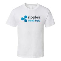 ราคาต่ำสุด!! เสื้อยืดคอกลม แขนสั้น ผ้าฝ้าย พิมพ์ลาย Ripple Xrp Crypto สไตล์คลาสสิก สําหรับผู้ชาย ER66WR17389  ZKIA