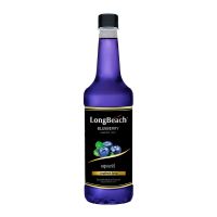 ลองบีชไซรัปบลูเบอร์รี่ (740 ml.) LongBeach Blueberry Syrup น้ำเชื่อม/ น้ำหวาน/ น้ำผลไม้เข้มข้น