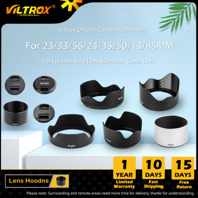 Viltrox 23มิลลิเมตร33มิลลิเมตร56มิลลิเมตร13มิลลิเมตร85มิลลิเมตร24มิลลิเมตร35มิลลิเมตร50มิลลิเมตรเดิมกล้องเลนส์ฮู้ดสำหรับ Viltrox Sony E เมาฟูจิ Fujifilm X เมา Nikon Z เมาท์เลนส์