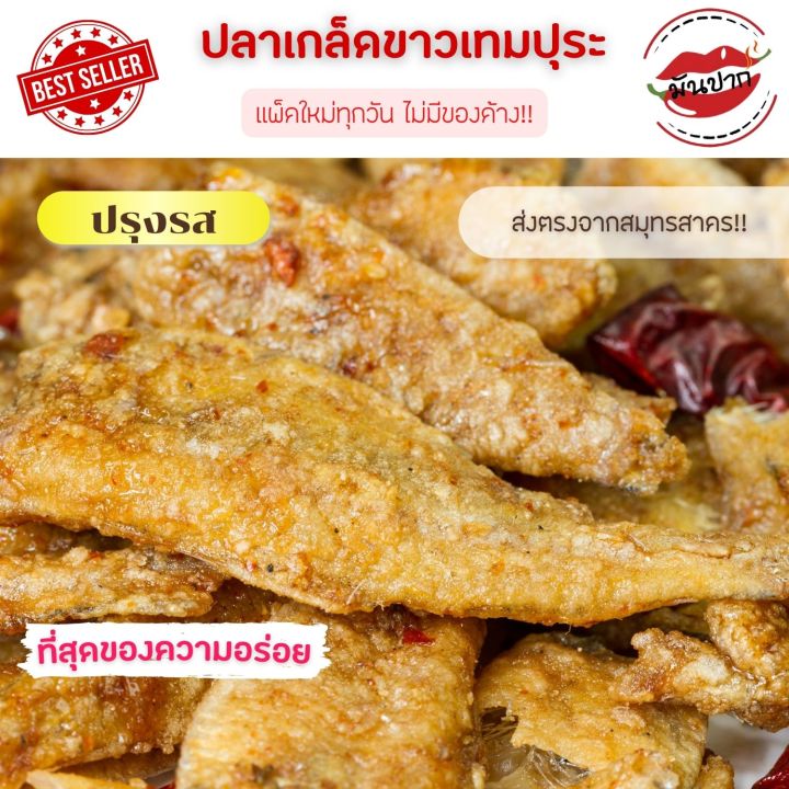 ปลาเกล็ดขาว-ปลาเกล็ดขาวเทมปุระ-500กรัม-1-กิโลกรัม-ปลาเกล็ดขาวรสดั้งเดิม-อาหารทะเลแห้งปลาเกล็ดขาวกรอบ-ปลา-3-รส-monpak