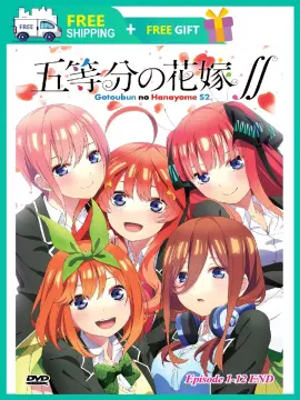 DVD ANIME THE Quintessential Quintuplets Season 1+2 (1-24 End) +