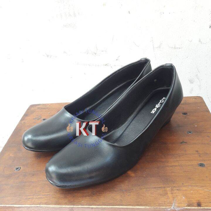 ERASMAS B4 3 cm Sepatu Kerja Wanita Sepatu Formal Wanita Sepatu Kantor ...