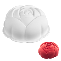 SILIKOLOVE 3D Rose Flower Silicone Baking Pan for Pastry Cake Tray Mold Silicone Baking Mold for Sweets Baking Forms Bakeware Pots Pans