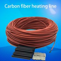 ☑▼▦ Heating Wires Heated Cable Carbon Fiber Rope Household Accessories Long-lasting More Secure Safety Thermal Blanket Cables