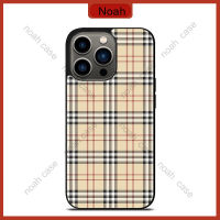 Cream Tartan Pattern Phone Case for iPhone 14 Pro Max / iPhone 13 Pro Max / iPhone 12 Pro Max / Samsung Galaxy Note 20 / S23 Ultra Anti-fall Protective Case Cover 1263
