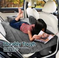 TangthaiSP ที่นอนอเนกประสงค์  ที่นอนอเนกประสงค์ ในรถ เบาะนอนในรถเป่าลม Car air bed (สีดำ)  พร้อมที่สูบลม