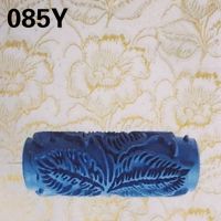 5inch blue rubber roller wall decoration painting roller decorative wall paint roller without hand grip 82-103