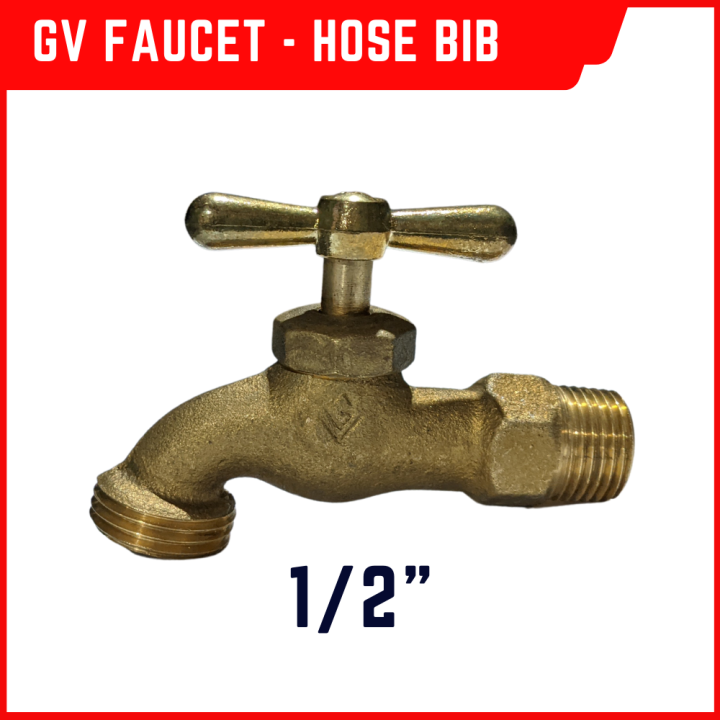 Faucet Hose Bib GV 1/2 inches (FH12G) Lazada PH