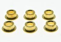 KAISH Gold METAL Guitar Conversion Bushings Adapter Ferrules for Vintage Tuning Keys