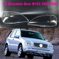 1ชิ้นฝาครอบเลนส์ไฟหน้าด้านหน้ารถยนต์สำหรับ Mercedes-Benz W163 M 2002 2003 2004 2005ฝาครอบโป๊ะรถยนต์โปร่งใส