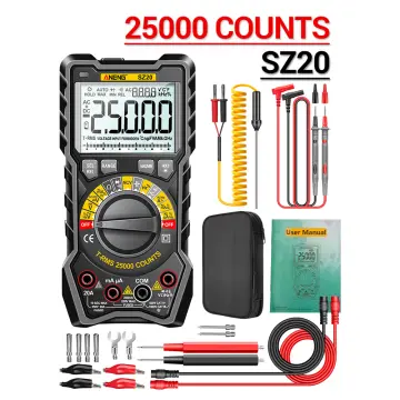 KAIWEETS Digital Multimeter with Case, DC AC Voltmeter, Ohm Volt Amp Test  Meter and Continuity Test Diode Voltage Tester for Household Outlet