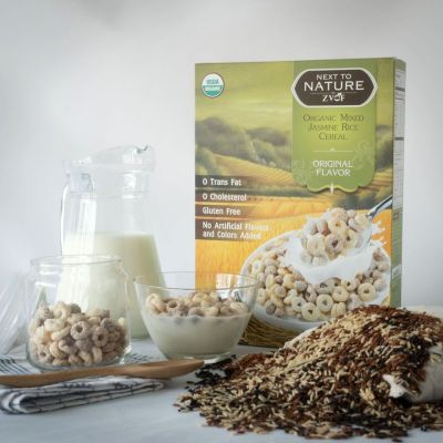 (EXP : 26/10/23) ZVOF ซีเรียลออร์แกนิค ซีเรีลจากข้าวหอมมะลิ รสออริจินอล Organic Mixed Jasmine Rice Cereal Original Flavour (7 packs x 35gm)