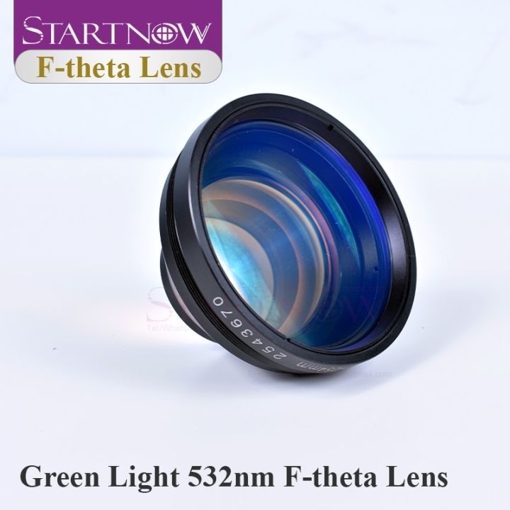 startnow-f-theta-scan-lens-532nm-green-light-laser-marking-machine-galvo-system-m85-thread-scan-field-70x70mm-optical-scan-lens
